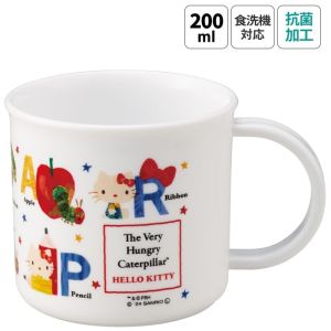 スケーター スケーター はらぺこあおむし×キティ 抗菌 食洗機対応 プラスチック コップ200ml KE4AAG