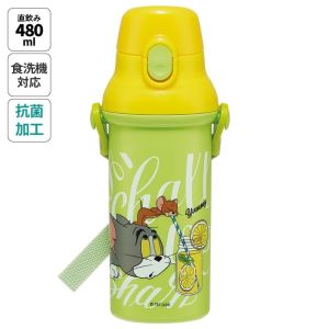 スケーター SKATER スケーター トムジェリ/EAT 抗菌直飲プラワンタッチボトル 480ml PSB5SANAG