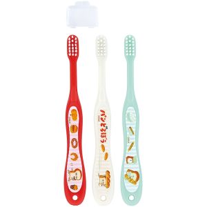 スケーター SKATER スケーター パンどろぼう 園児用 歯ブラシ 3本 セット キャップ付 TB5ST