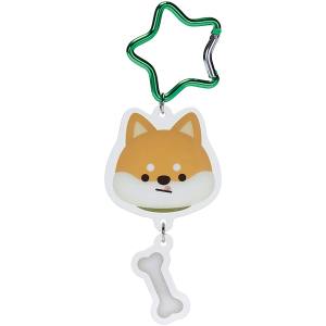 スケーター SKATER スケーター SHIBA カラビナ付き アクリル キーホルダー ZCAKH1