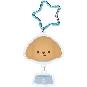 スケーター SKATER スケーター TOYPOODLE カラビナ付き アクリル キーホルダー ZCAKH1