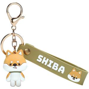 スケーター SKATER スケーター SHIBA ラバーマスコット付き キーホルダー ZRMKH1