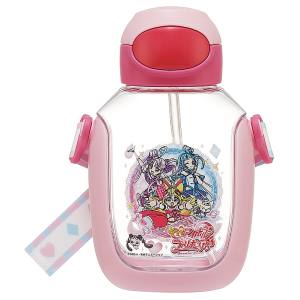 スケーター SKATER スケーター キミとアイドルプリキュア ワンプッシュ ストロー ボトル 530ml PDSH6DX