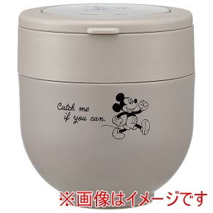 スケーター SKATER スケーター ミッキー シンプルロゴ 折りたたみハンドル付き ランチジャー 540ml LDNO6