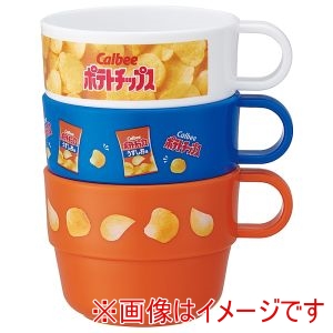 スケーター SKATER スケーター ポテチうすしお味 スタッキング コップ 220ml 3P KS31
