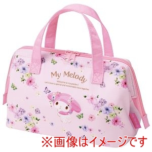 スケーター SKATER スケーター マイメロディ パステル水彩花柄 がま口型 ランチバッグ KGA1