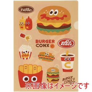 スケーター SKATER スケーター バーガーコンクス ミックス クリアファイル SCF1