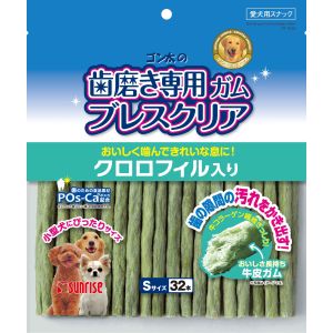 マルカン MG マルカン ゴン太の歯磨き専用ガム ブレスクリア クロロフィル入り S 32本 SHG-014