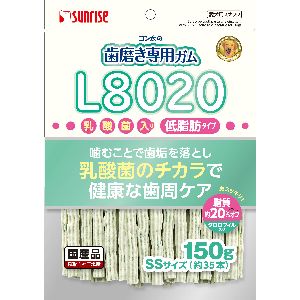マルカン MG マルカン ゴン太の歯磨き専用ガムSSサイズ L8020乳酸菌入り クロロフィル入り 低脂肪 150g