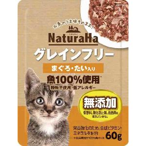 マルカン MG マルカン ナチュラハ グレインフリー まぐろ たい入り 60g 猫 キャットフード ウェット