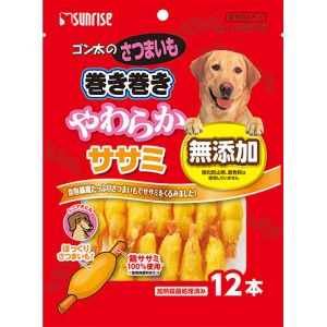 マルカン MG マルカン ゴン太のさつまいも巻き巻き やわらかササミ 12本