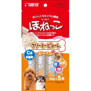 マルカン MG マルカン ゴン太のほねっこ クリーミーピューレ ビーフ入り 5本