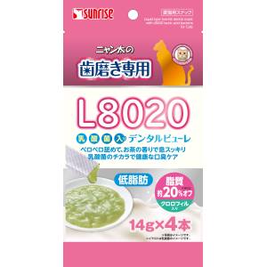 マルカン MG マルカン ニャン太の歯磨き専用 L8020乳酸菌入り デンタルピューレ クロロフィル入り 低脂肪 4本
