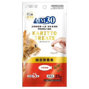 マルカン MG マルカン AIM30 カリッとトリーツ マグロ味 総合栄養食 5g×5袋 MG