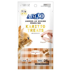 マルカン MG マルカン AIM30 カリッとトリーツ チキン ビーフ味 5g×5袋 MG