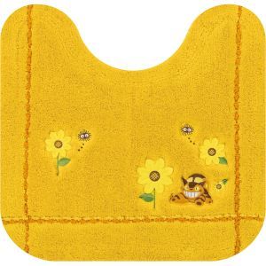 センコー センコー となりのトトロ 花のバス停 トイレマット イエロー 19752