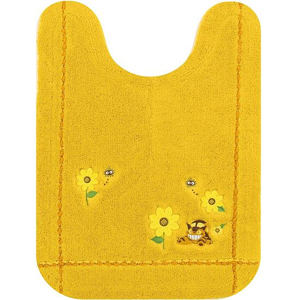 センコー センコー となりのトトロ 花のバス停 ロング トイレマット イエロー ねこバス 19753