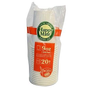 シンワ シンワ ハッピーメイト ペーパーコップ 265ml 20個入 HM-06