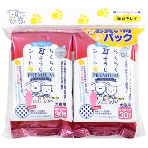 スーパーキャット SuperCat スーパーキャット らくらく耳そうじシート 30枚×2個パック SuperCat