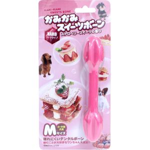 スーパーキャット SuperCat スーパーキャット かみかみスイーツボーン ストロベリー M DM-412