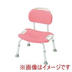リッチェル リッチェル 49341 やわらかシャワーチェア 背付きワイド ピンク 標準タイプ メーカー直送 代引不可 北海道沖縄離島不可