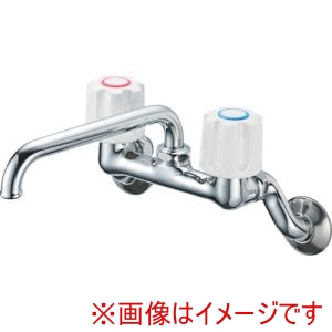 三栄水栓 SANEI 三栄水栓 K21-W-13 ツーバルブ混合栓 SANEI