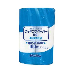 信越ポリマー Shin Etsu 信越ポリマー ポリマーフレッシュ クッキングペーパー 大100 12ロール入
