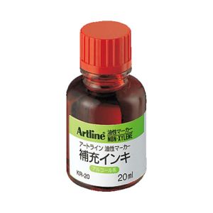 シヤチハタ シヤチハタ KR-20 補充インキ 20ML(ノンキシ) 赤