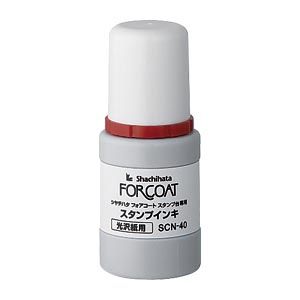 シヤチハタ シヤチハタ SCN-40-R フォアコートスタンプ台専用インキ 赤