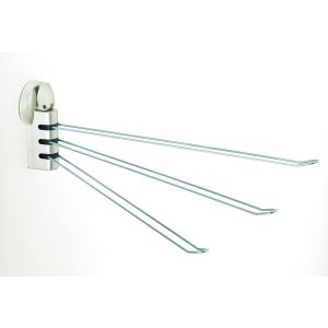 アスベル ASVEL アスベル ポゼ ふきん掛けステンレス3本　レバー式吸盤 A4115