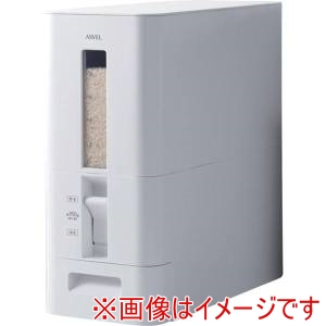 アスベル ASVEL アスベル S計量米びつ 12kg型 ホワイト