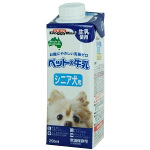 ドギーマンハヤシ DoggyMan ドギーマン ペットの牛乳 シニア犬用 250ml