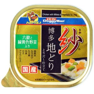ドギーマンハヤシ DoggyMan ドギーマン 紗 博多地どり 六穀と緑黄色野菜入り 100g