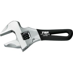 トップ工業 TOP トップ工業 HM-38MSBK ショートワークワイド ガタ無しモンキレンチ