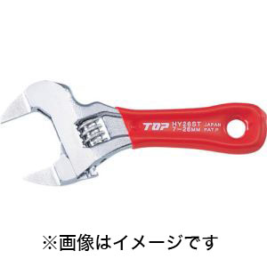 トップ工業 TOP トップ工業 HY-26STRH ショートエコワイド エコフォーク レッド シール付 TOP