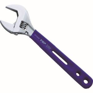 トップ工業 TOP トップ工業 HY-42G 薄型軽量ワイドモンキレンチ エコワイド 300mm グリップ付 TOP