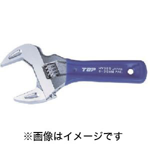 トップ工業 TOP トップ工業 HY-26SH 薄型軽量ワイドモンキレンチ ショートエコワイド TOP