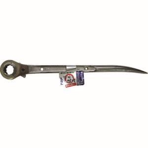 トップ工業 TOP トップ工業 RM1721NS-SV 総磨きシルバーメッキ シノ曲がりラチェットレンチ 17X21mm TOP