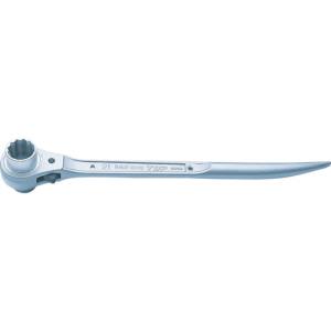 トップ工業 TOP トップ工業 RM-19X21N-S シノ曲がりラチェットレンチ 19X21mm TOP
