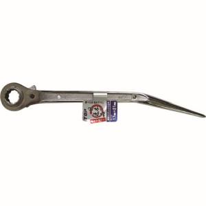 トップ工業 TOP トップ工業 RM-17X21N-BT-SV 総磨きシルバーメッキ ラチェットレンチ 竜也モデル 17X21MM TOP