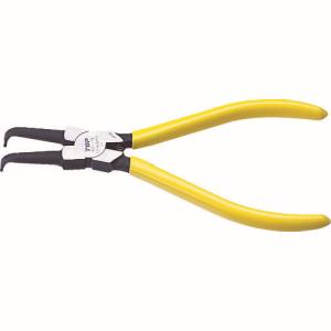 トップ工業 TOP トップ工業 HB175 スナップリングプライヤ穴用曲爪 175mm 使用範囲19～65mm TOP