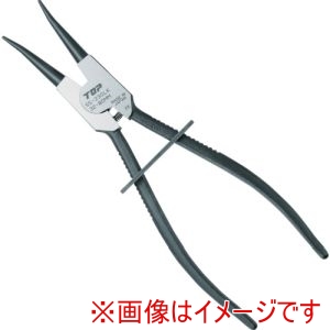 トップ工業 TOP トップ工業 SS-230LK ロック式スナップリングプライヤ軸用 ロック式スナップリングプライヤ 軸用直爪 230mm 使用範囲32～80mm