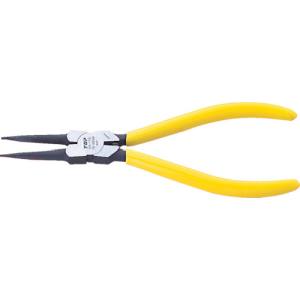 トップ工業 TOP トップ工業 HS-125F スナップリングプライヤ穴用直爪 125mm 使用範囲6～11mm TOP