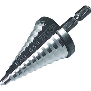 トップ工業 TOP トップ工業 ESD-422 電動ドリル用ステップドリル 10段 4～22mm TOP
