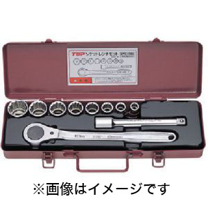 トップ工業 TOP トップ工業 SWS-408M ソケットレンチセット 差込角 12.7mm