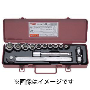 トップ工業 TOP トップ工業 SWS-410M ソケットレンチセット 差込角 12.7mm