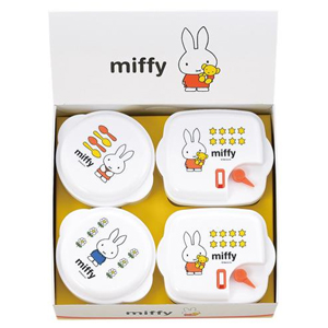 タマハシ エポラス タマハシ ミッフィー 電子レンジ容器 4個セット DB-102 MIFFY