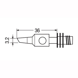 太洋電機 グット goot グット GP-101T-3.2C 替こて先 GP-101S用 goot 太洋電機