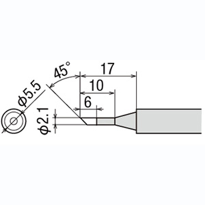 太洋電機 グット goot グット TQ-77RT-2C 替こて先 TQ-77/95 100-130V用 goot 太洋電機