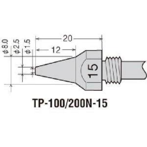 太洋電機 グット goot グット TP-100N-15 替ノズル φ1.5 goot 太洋電機